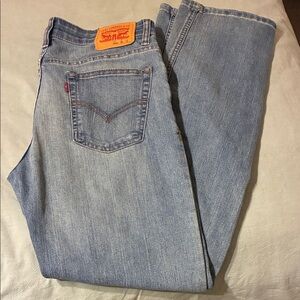 Levi's Light Blue Straight Leg Jeans for Men